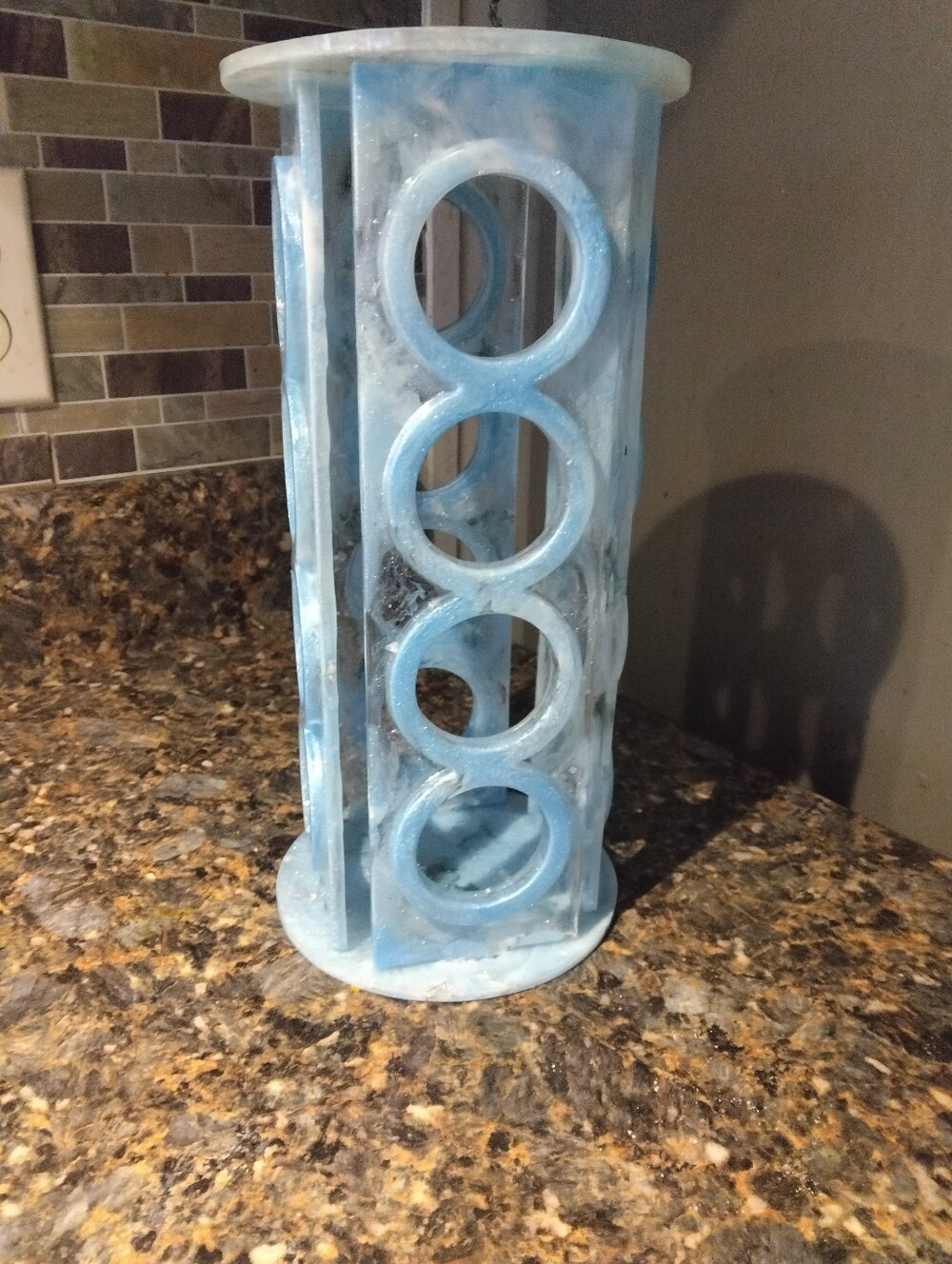 Blue Marble Resin K-Cup Holder